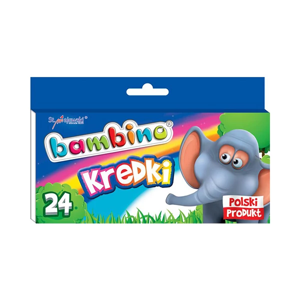 Bambino: Prémium színes zsírkréta 24db-os szett