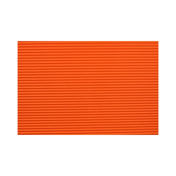 Narancssárga dekorációs 3D hullámpapír tekercs B/2 50x70cm 1db