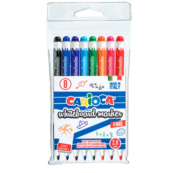 Carioca Whiteboard táblafilc szett 2,8mm 8db-os