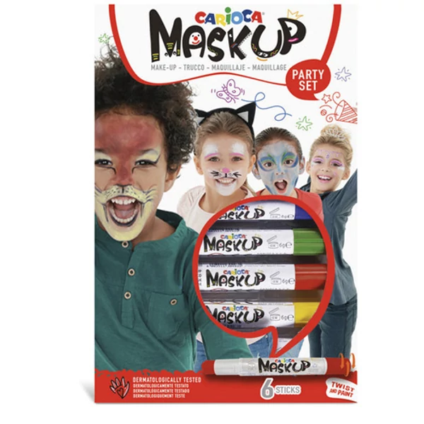 Arcfestő Party szett 6 színnel - Carioca