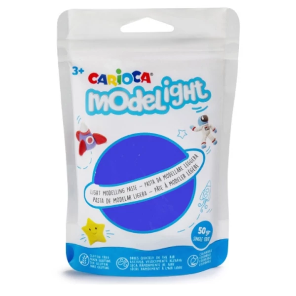 Modelight 50g-os kék gyurma - Carioca