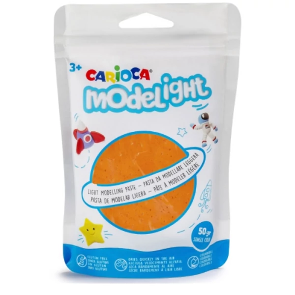 Modelight 50g-os narancssárga gyurma - Carioca