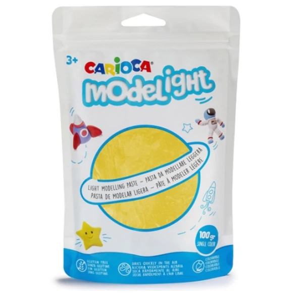 Modelight 50g-os sárga gyurma - Carioca