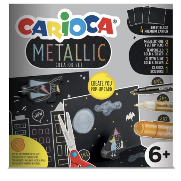 Metallic 17db-os kreatív szett - Carioca
