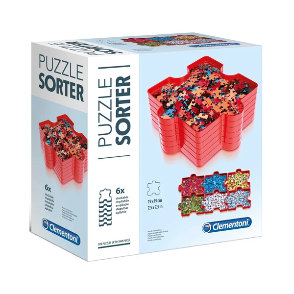 Puzzle szortírozó tálca 6db-os szett - Clementoni