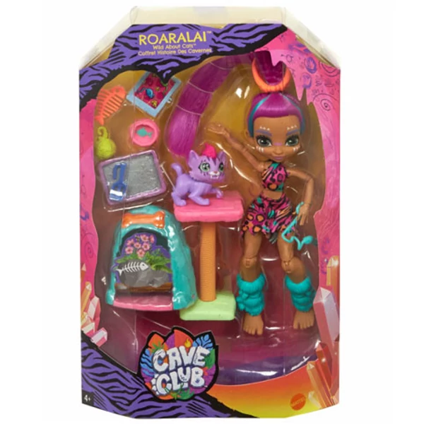 Cave Club: Roaralai játékszett kiegészítőkkel - Mattel