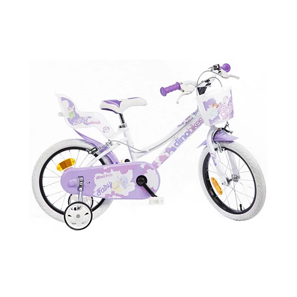 Fehér színű lányos gyerek bicikli 16-os méretben - Dino Bikes kerékpár