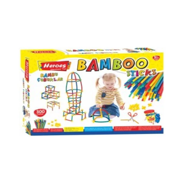 Heroes: Bambusz pálcák építőjáték 300db-os