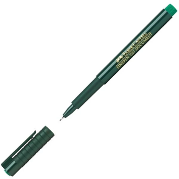 Faber-Castell: Rostirón Finepen 1511 0,4mm-es zöld