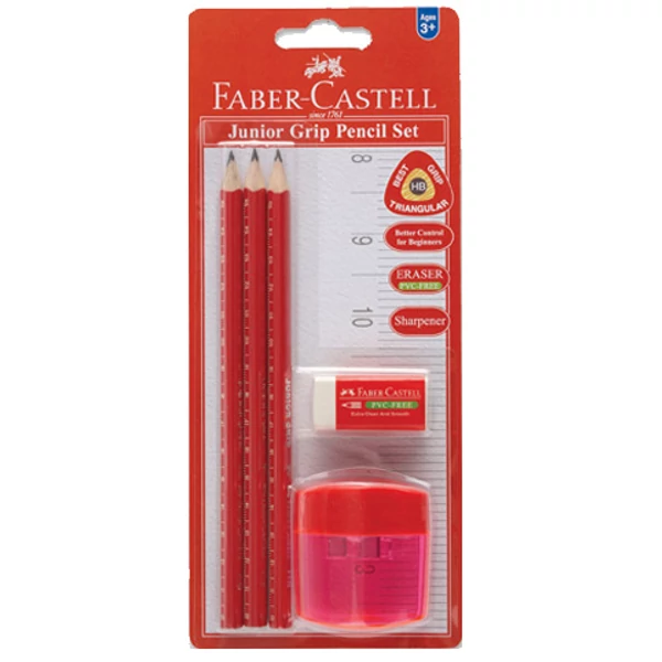 Faber-Castell: Grip Junior 3db grafit ceruza szett