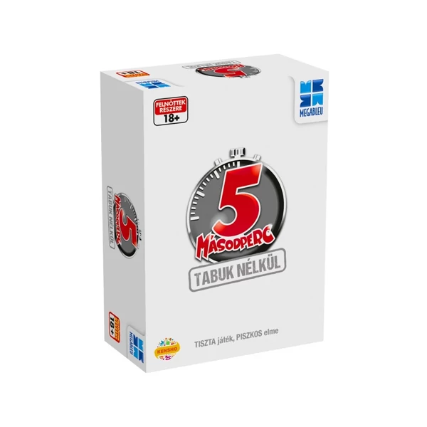 5 másodperc 3 válasz! tabuk nélkül felnőtt társasjáték - Megableu