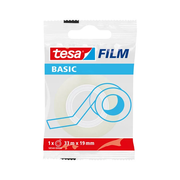 Ico: Tesa Basic átlátszó ragasztószalag 33 m x 19 mm