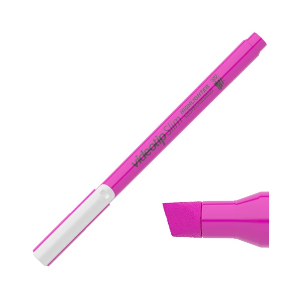 ICO: Videotip Slim szövegkiemelő rózsaszín