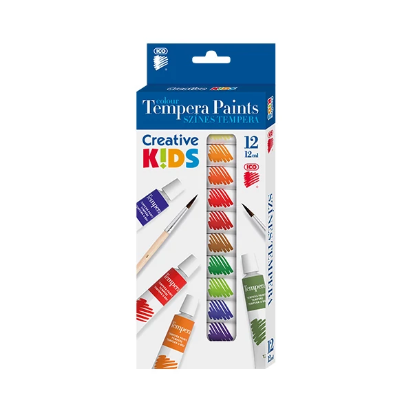 ICO: Creative kids tempera 12db-os, 12ml-es tubusok