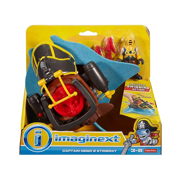 Fisher-Price: Imaginext Nemo kapitány és rája kalózos játékszett - Mattel