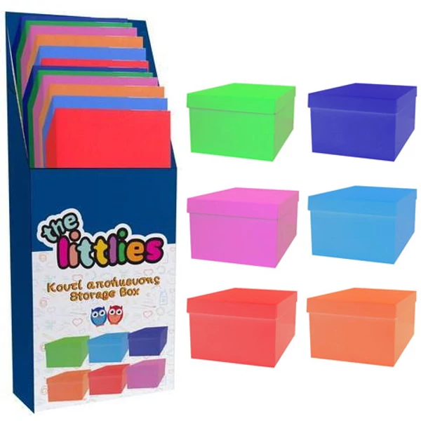 Tárolódoboz több színváltozatban 34x25x18cm 1db