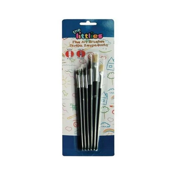 Luna: Póniszőr 5db-os különböző méretű ecsetkészlet