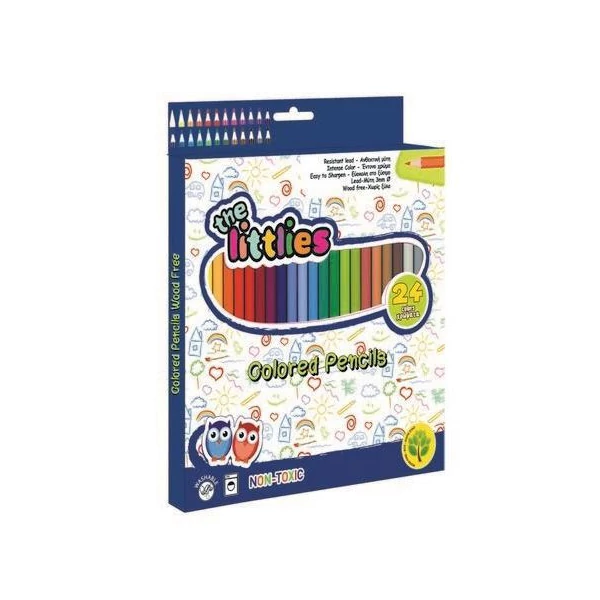 Fa mentes színesceruza szett 24db-os