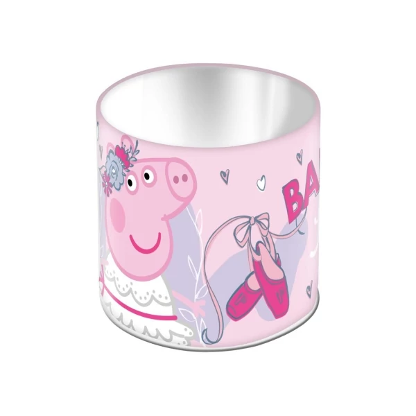 Peppa malac fém ceruzatartó 11x10cm