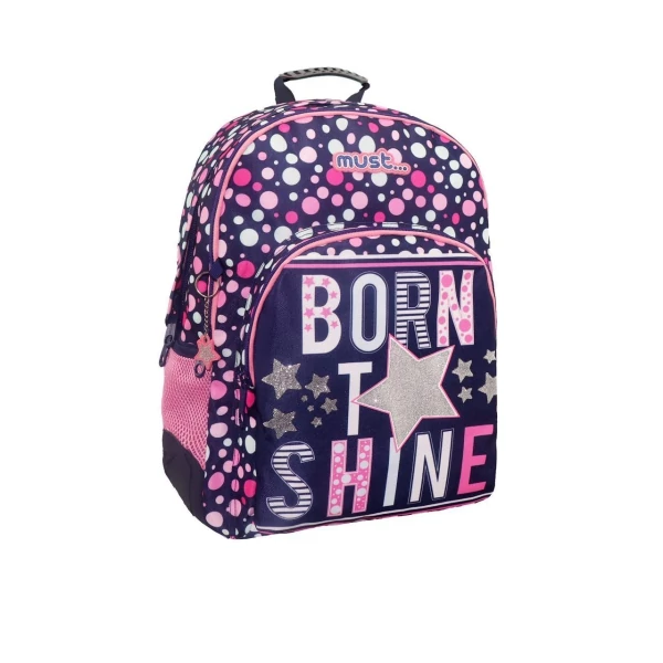 Must Energy: Born To Shine ergonomikus iskolatáska hátizsák