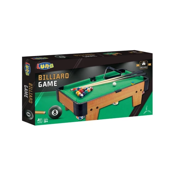 Fa mini biliárd asztal 48x27x16cm