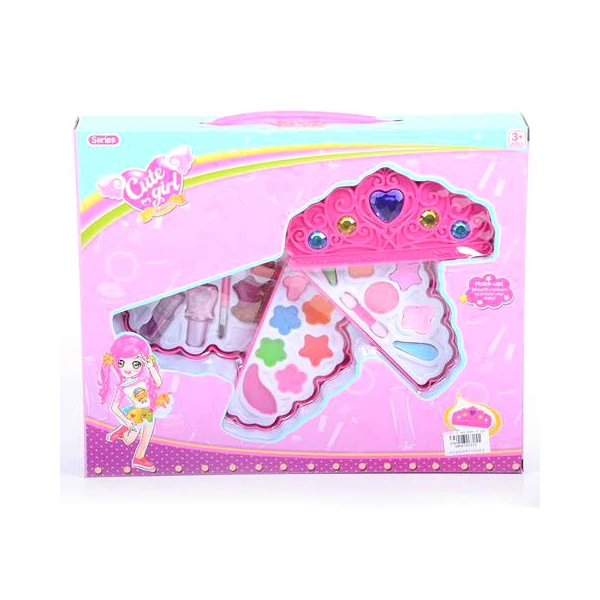 Cute Girl: Koronás 3 szintes sminkpaletta