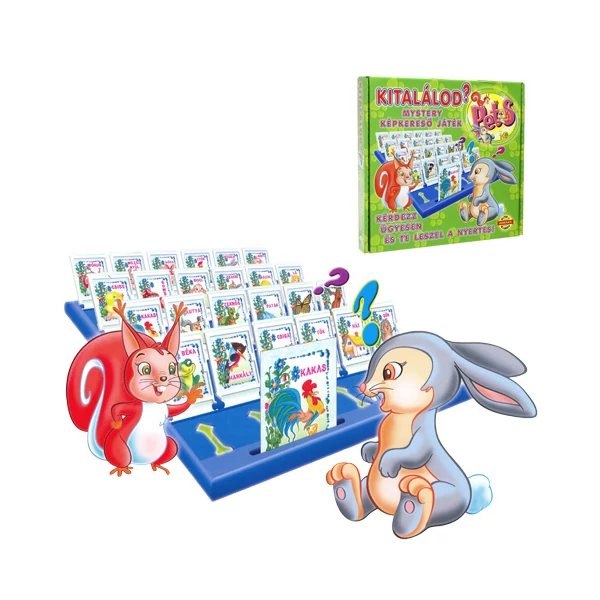 Találd ki! Állatos képkereső társasjáték - D-Toys