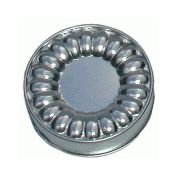 Bordás fém süteményforma 12cm-es