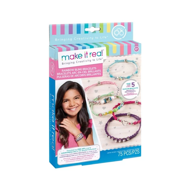 Make it Real: Bájos karkötő készítő szett - Zsinórfonás