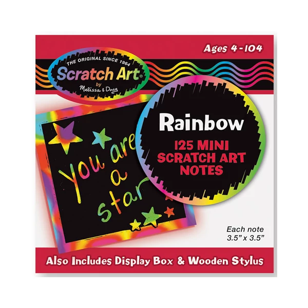 Jegyzettömb színes képkarc - Melissa & Doug