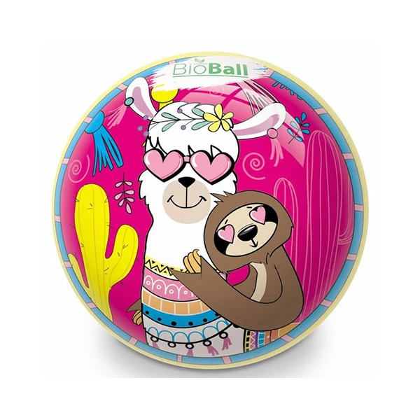 Láma BioBall gumilabda 23cm - Mondo Toys