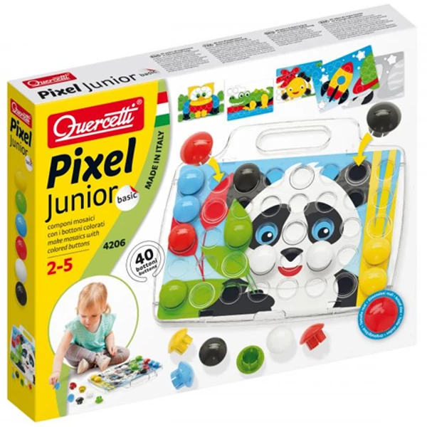 Quercetti: Pixel Junior Basic bébi óriás pötyi