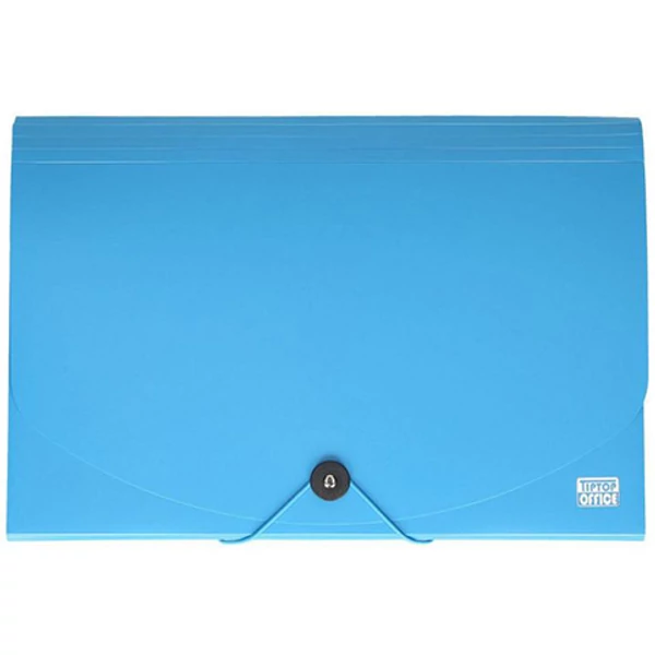 Spirit: Irattartó mappa A4 12 rekeszes kék