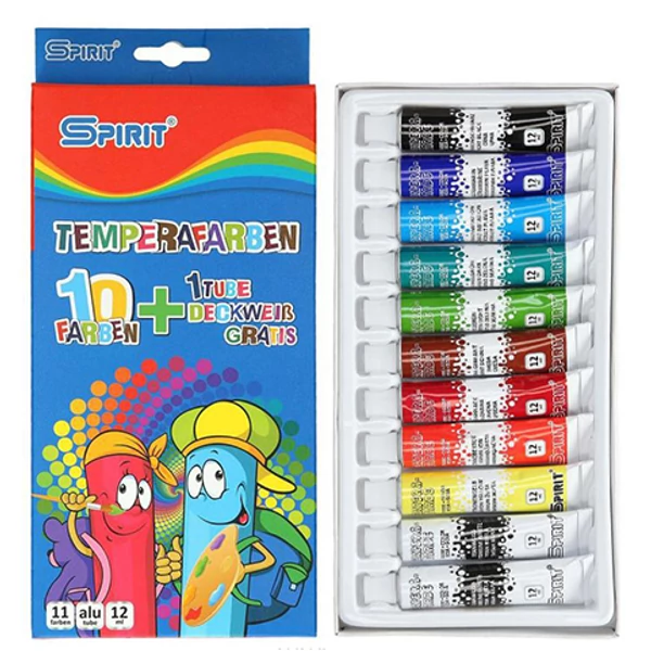 Színes tempera készlet 11x12ml