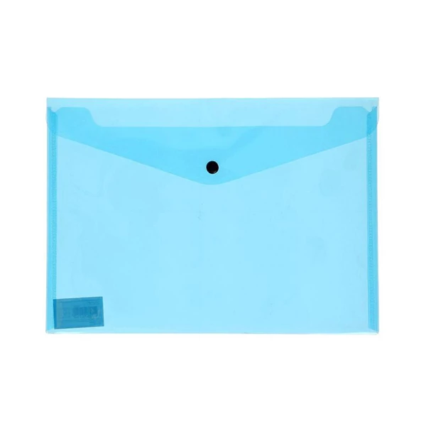 Spirit: Kék színű átlátszó irattartó mappa A/4-es méretben