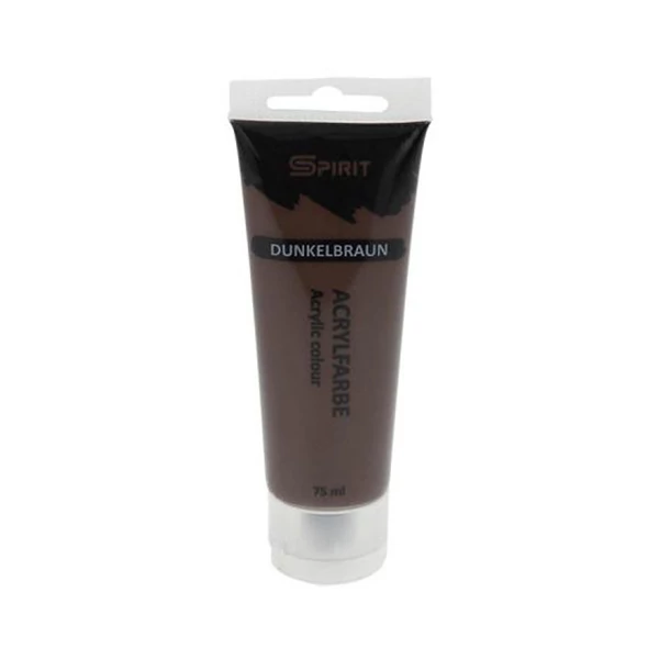 Spirit: Sötétbarna akrilfesték 75ml-es