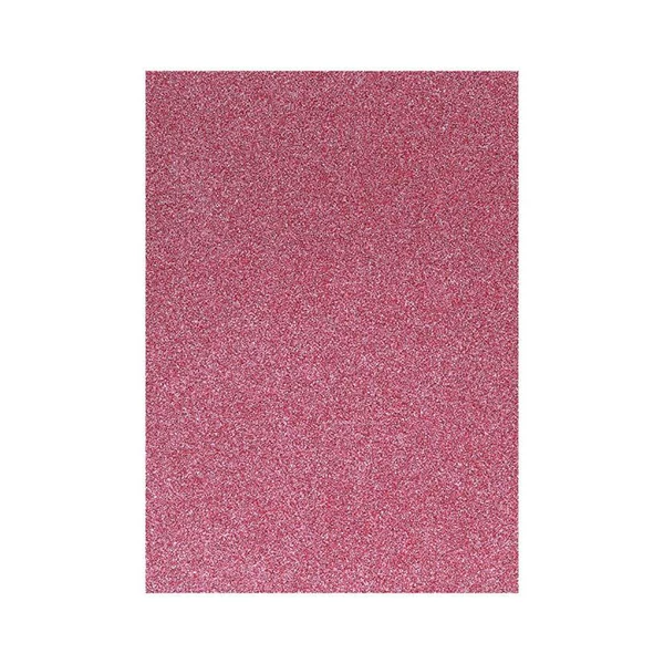 Spirit: Öntapadós csillámos dekorációs habszivacs lap mályva színben A/4 1db