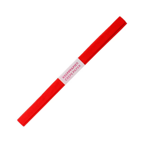Spirit: Piros színű krepp papír 200x50cm-es