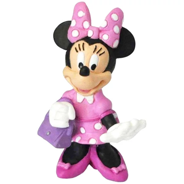 Minnie egér kézitáskával játékfigura