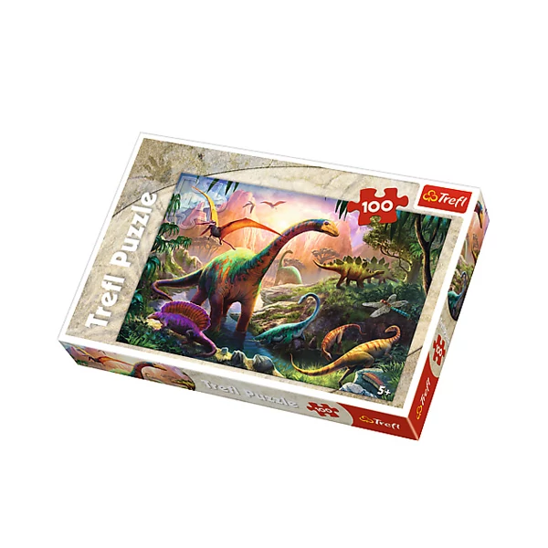 Dinoszauruszok földjén puzzle 100db-os - Trefl