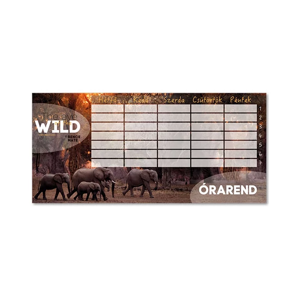 Ars Una: The Eye of the Wild elefántos kétoldalas órarend