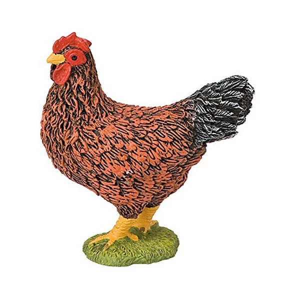 Barna tyúk játékfigura - Bullyland