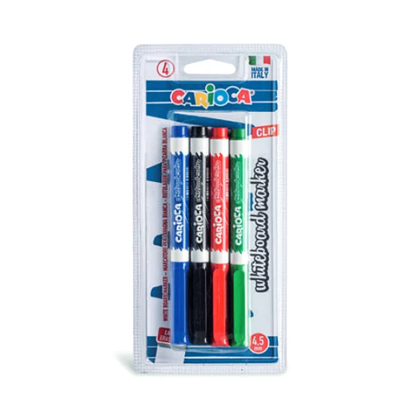 Carioca Whiteboard táblafilc szett 4,5mm 4db-os