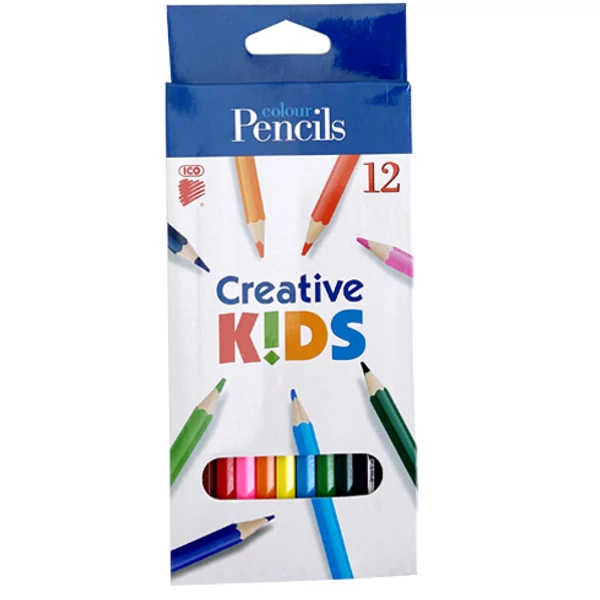 ICO: Creative Kids hatszögletű színes ceruza 12db-os szett