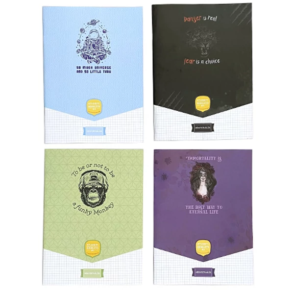 ICO: Student Art kockás füzet A/4