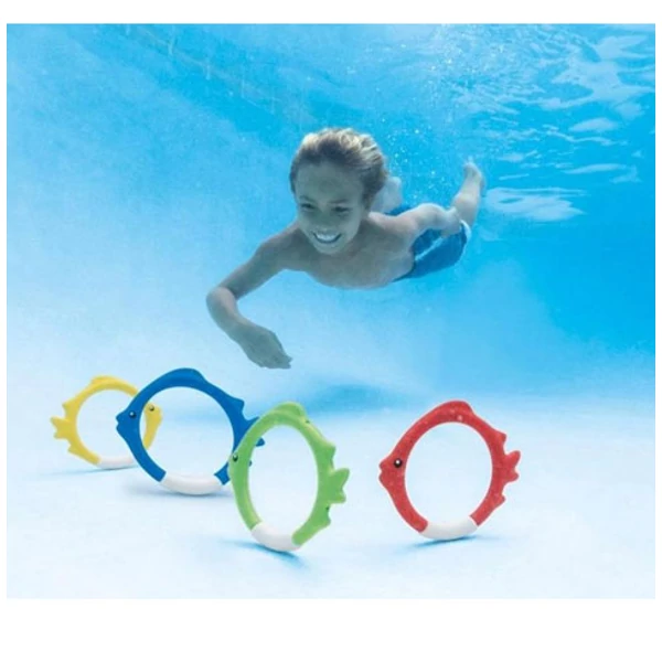 Intex: Halacskás gyűrűs vízi játék