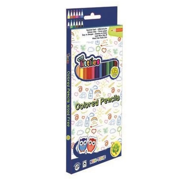 Fa mentes színesceruza készlet 12 db-os