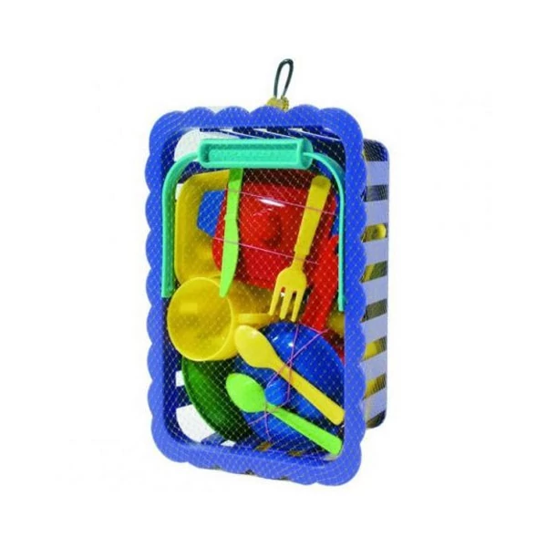 Piknik lábas főzőkészlet kosárban - D-Toys