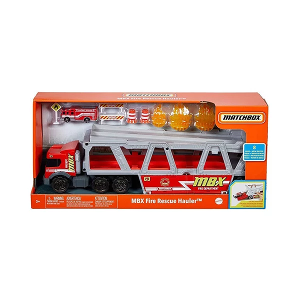 Matchbox tűzoltósági szállítójármű kiegészítőkkel - Mattel