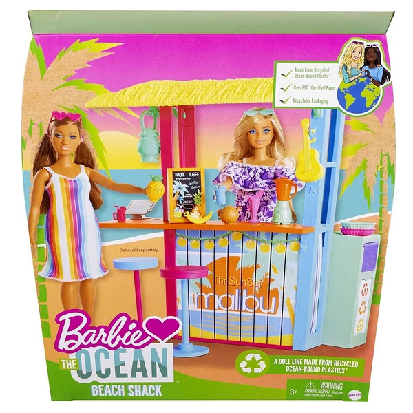 Barbie: Együtt a Földért Strandbisztró játékszett - Mattel